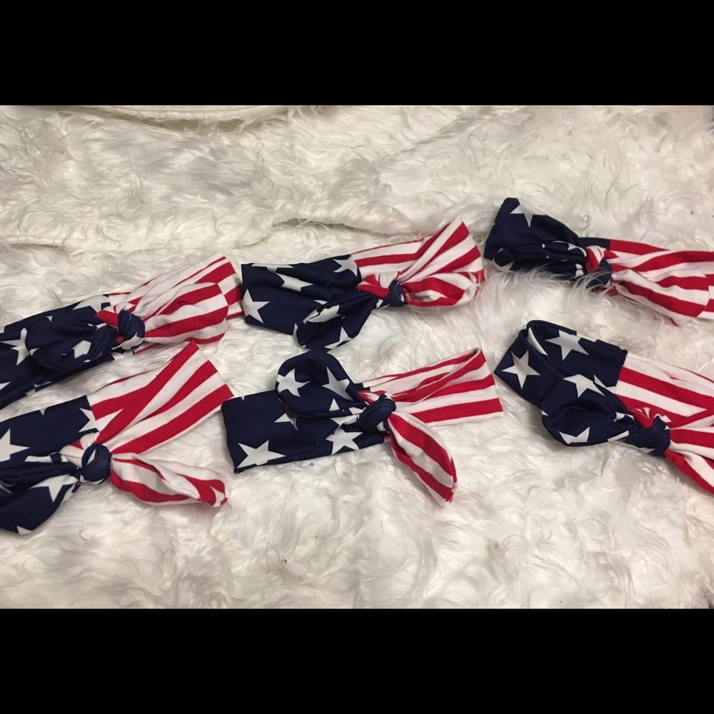 American flag head band